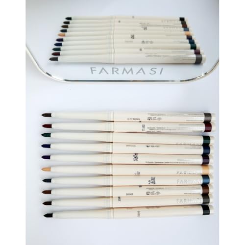FARMASi Eye Pencil Eyeliner - 20 Shades, Water-Resistant