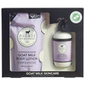 Dionis Goat Milk Lotion Set - Lavender Blossom, 8.5 oz & Refill
