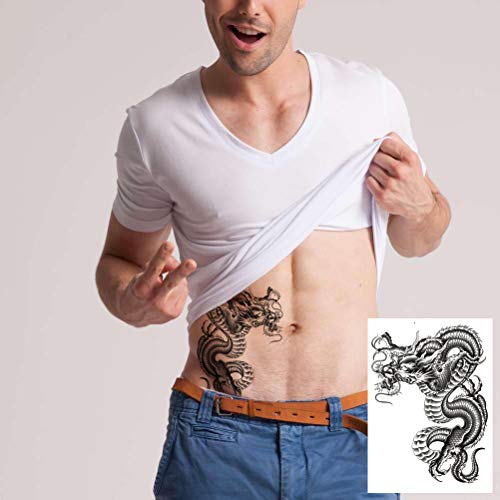 Dragon Fish Temporary Tattoo Sleeves for Men & Women