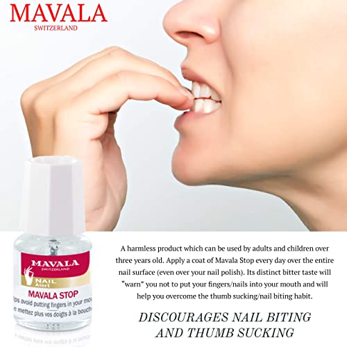 Mavala Stop Nail Biting Treatment Polish | Bitter Taste Deterrent