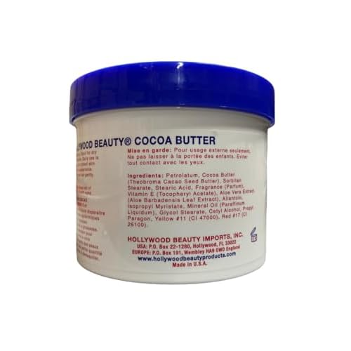 Hollywood Beauty Skin Creme Cocoa Butter, 25 oz (Pack of 2)