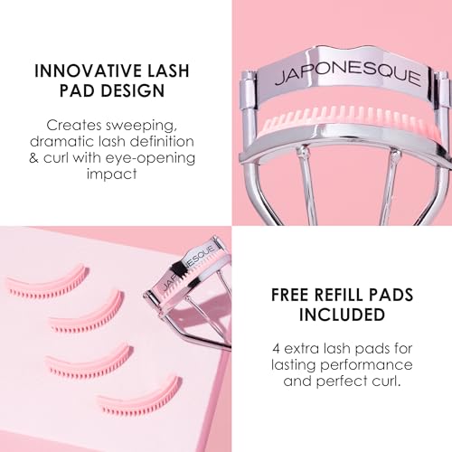 JAPONESQUE Lash Definition Eyelash Curler with Replacement Pads