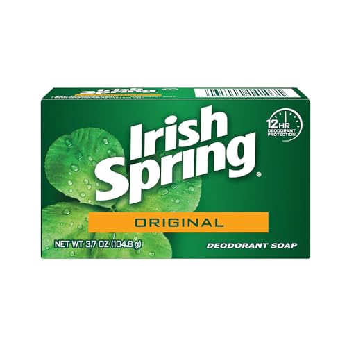 Irish Spring bar Soap (20/4 Oz Net Wt Oz), Original, 80 Ounce (Pack of 1)