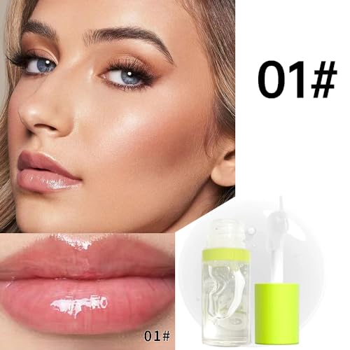 Vegan Lip Oil Moisturizing Plumping Lip Gloss for Dry Lips