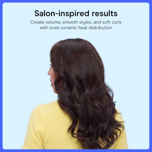 Conair Double Ceramic Hot Air Brush 1000W with 2 Interchangeable Brushes