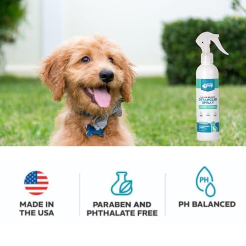 Groomer's Goop Detangler Spray for Dogs & Cats – 8 oz
