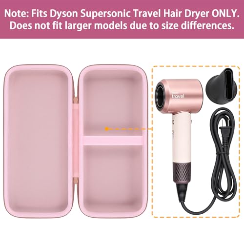 Dyson Supersonic Travel Hair Dryer Hard Case, Pink