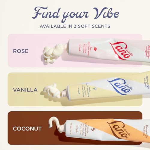 Lanolips Hand Cream with Lanolin, Shea Butter & Vitamin E 50ml