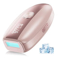 Pink Ice-Cooling IPL Hair Removal Device for Women - 5°C Painless Laser Hair Removal