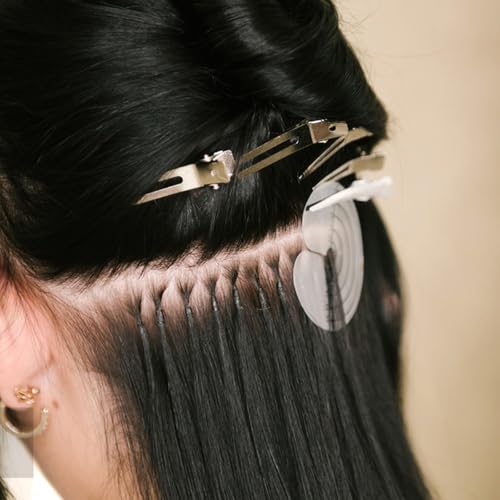 50pcs Heat Shield Guards for Hair Extensions with Clips