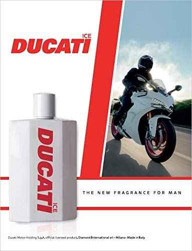 Ducati Ice by Ducati - Fragrance for Men - Woody Aromatic Scent - Opens with Tangerine, Lemon and Bergamot - Blended with Lavender and Sage - Perfect for Young-Spirited Gentleman - 3.4 oz
