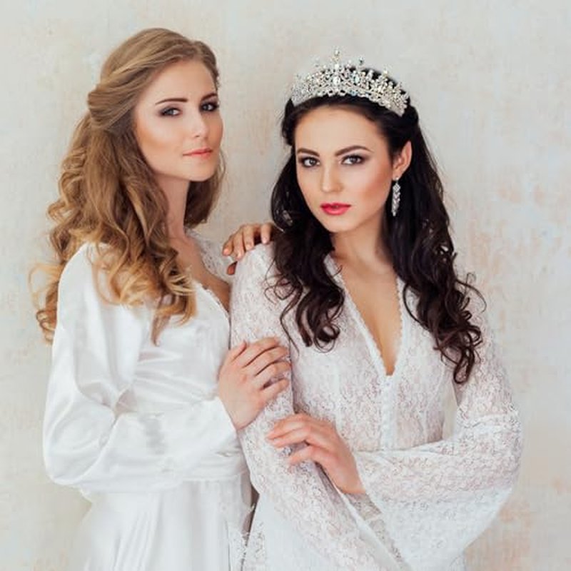 Silver Crystal Birthday Tiara Crown for Women with Comb