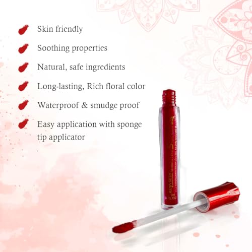 Keya Seth Aromatherapy Liquid Sindur, Maroon - 5ml Pack of 2