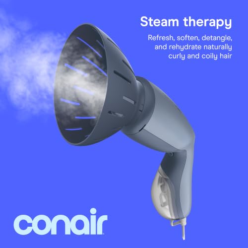 Conair Hair Steamer for Curly Textured Hair with Diffuser Attachment - Portable