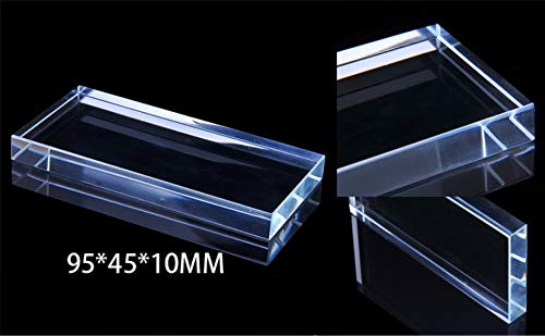 Glass Nail Art Palette - Makeup Mixing Board 4x2 Inch