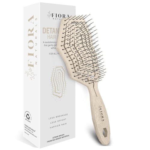 Fiora Naturals Detangling Hair Brush for All Hair Types