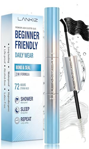 Waterproof Lash Cluster Glue 72H for Sensitive Eyes
