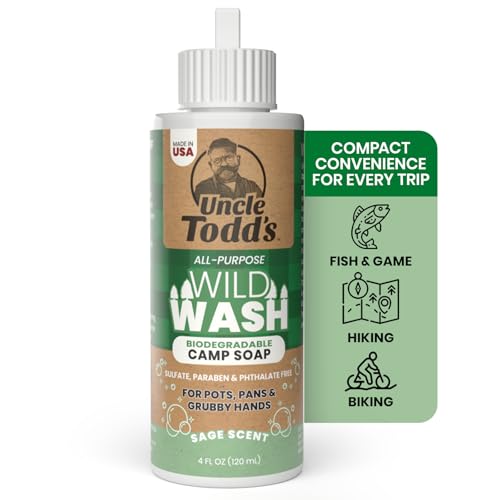 Uncle Todd's Biodegradable Camping Soap 4oz - Sage