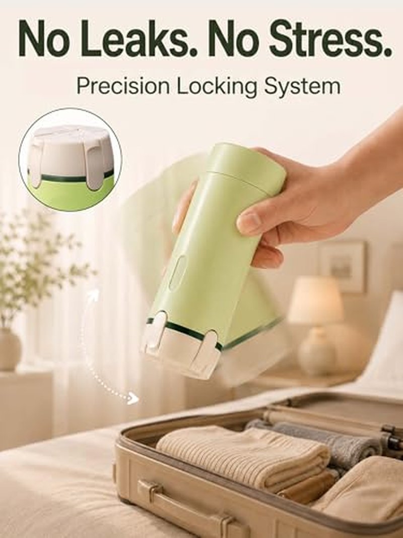 4-in-1 Travel Dispenser Bottles, TSA Approved Leak Proof (33ml)