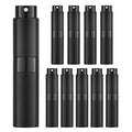 Tekson 10Pcs 8ml Travel Perfume Atomizers Refillable Spray Bottles