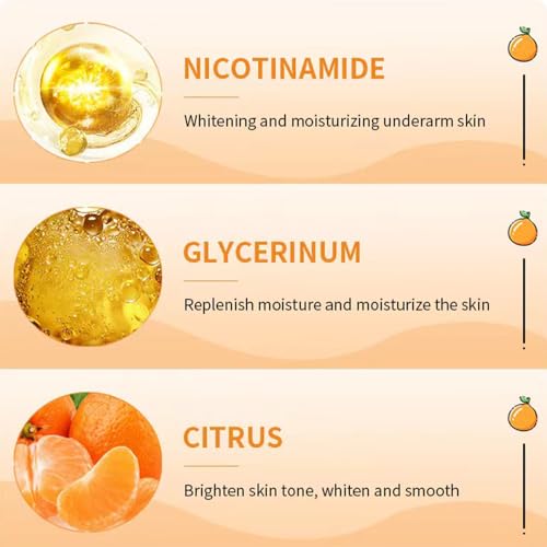 Crema para Aclarar las Axilas y Partes Intimas, Eliminador de Manchas Oscuras para la Cara, Crema Aclaradora para ?reas ?ntimas, Cuello, Axilas, Codos, Muslos Internos y Rodillas
