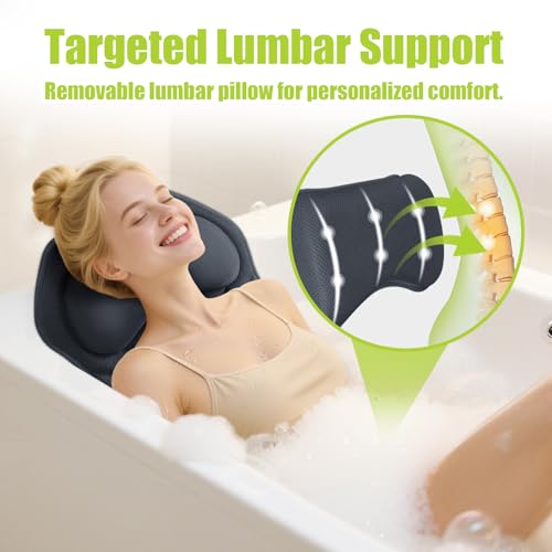 Full Body Bath Pillow with 168 Suction Cups - Spa Support