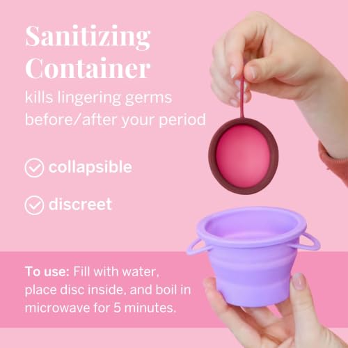 Pixie Menstrual Disc Kit - Medical-Grade Silicone Feminine Period Care Set