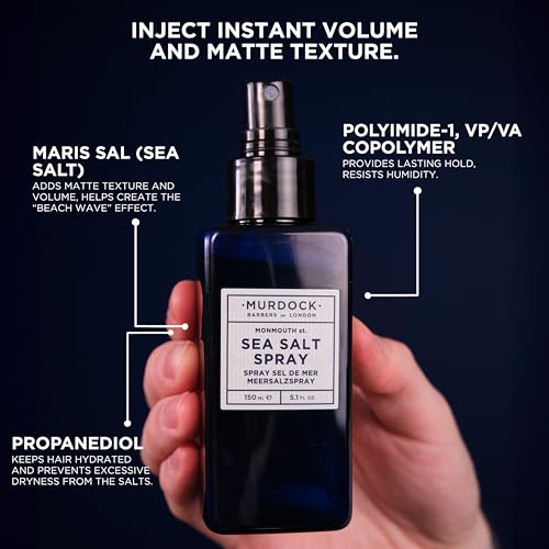Murdock London Sea Salt Spray for Men – 5.1 oz