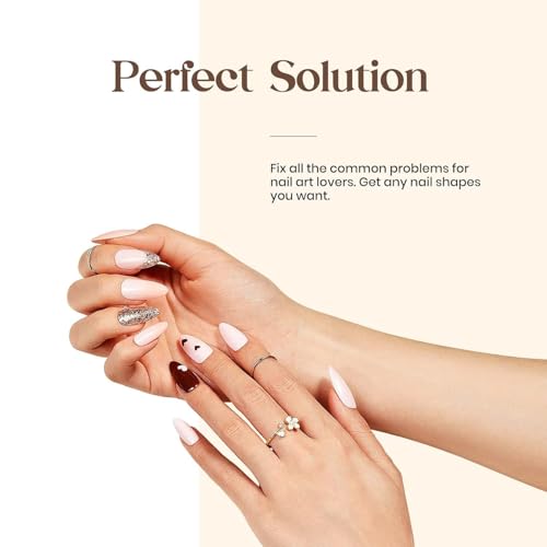 9-in-1 Nail Glue Set with No Wipe Base Coat & Top Coat - 15ml