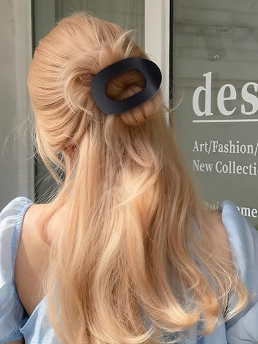 4-Piece Flat Claw Hair Clips for Thick & Thin Hair