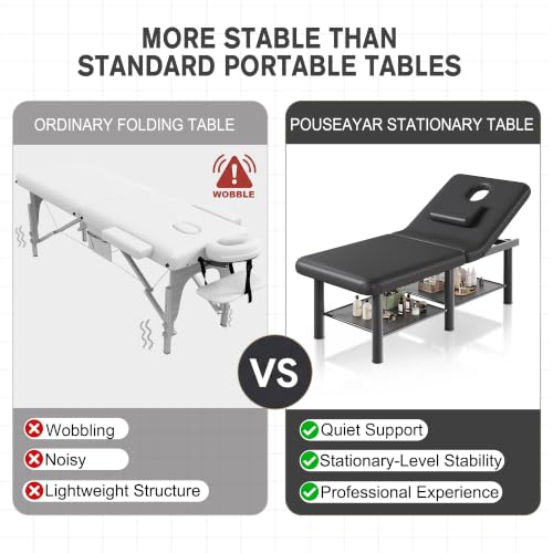 Professional Massage Table 660lbs Folding SPA Bed 75" x 30.5"