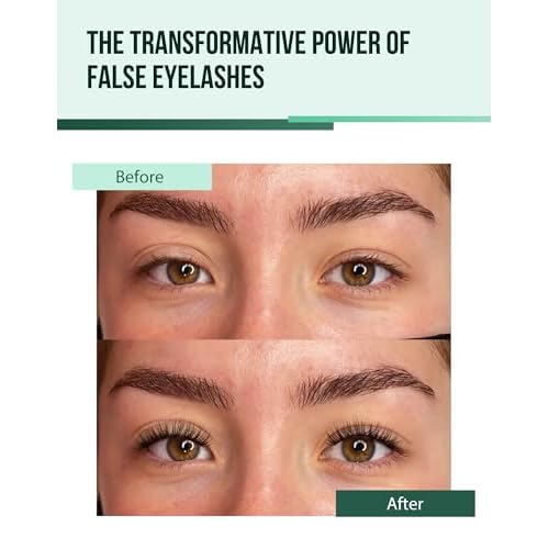 Lashes Wispy False Eyelashes Natural Look Fluffy Mink Lashes Doll Eyelashes Thick Faux Mink Eyelashes C Curl Fake Lashes 14MM 7 Pairs