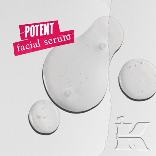 Kiehl's Ultra Pure High-Potency 9.8% Glycolic Acid Serum, Concentrated Face Serum to Exfoliate for Glowy Skin, Visibly Smooths Skin Texture & Boosts Skin Glow, All Skin Types, Fragrance-free - 1 fl oz