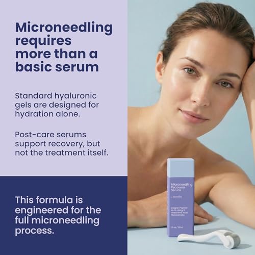 Microneedling Serum with Copper Peptides & Hyaluronic Acid - 1 fl oz