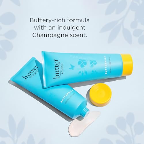 butter LONDON Probiotic Body Balm for Dry Skin - Non-Greasy Body Moisturizer for Sensitive & Normal Skin - Moisturizing Balm Enriched with Shea Butter & Sunflower Oil Hydrates & Repairs Skin