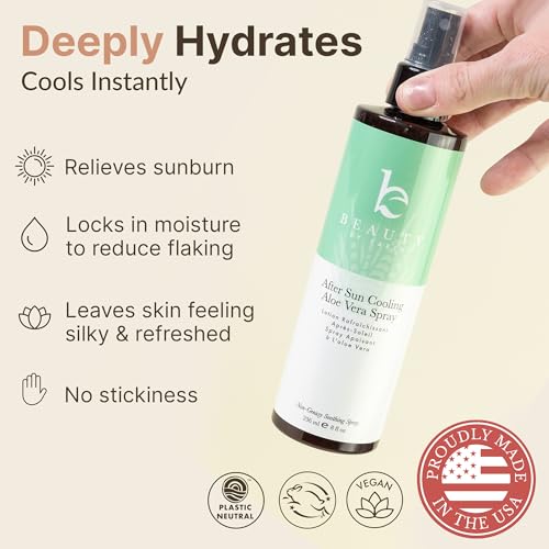 After Sun Cooling Aloe Vera Spray - Fast Absorbing Relief