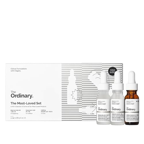 The Ordinary Most Loved Set New Includes - Niacinamide 10% - Hyaluronic Acid 2% - Caffeine Solution 5%