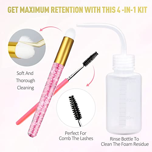 EMEDA Lash Extension Shampoo 60ml - Gentle Cleanser Kit