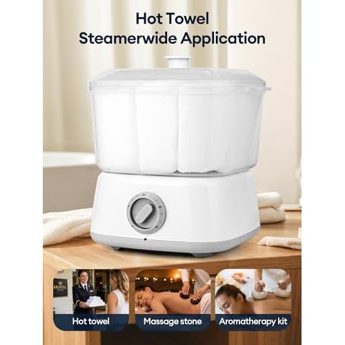 3L Hot Towel Warmer Esthetician: Fit for 12 Mini Hand Face Towels - Warmer Heating Machine Steamer for Facial Spa Hair Beauty Salon Home
