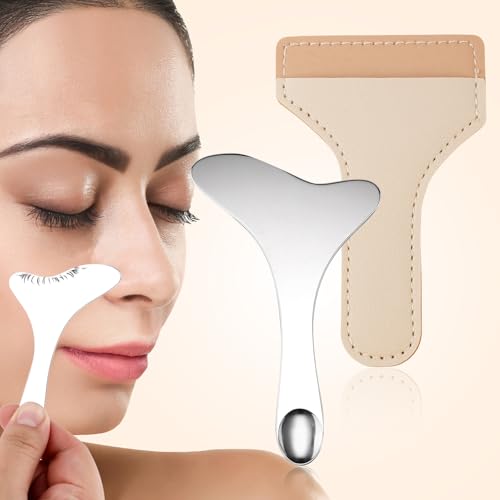 Gosknor Stainless Steel Eyeliner Stencil with Leather Case