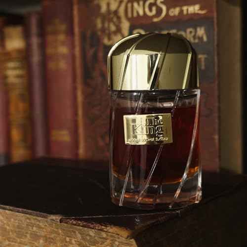 The King Eau de Parfum 3.4 oz - Mens Cologne with Bergamot Black Currant Pepper Cinnamon Clove Amber Musk Patchouli Sandalwood & Vanilla loved for its long lasting trail and compliment catching aroma