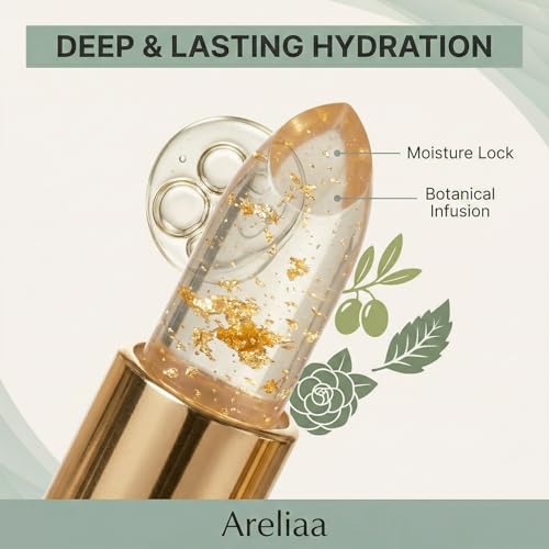 Areliaa pH Lipstick - Color-Changing, Moisturizing, 8H Wear