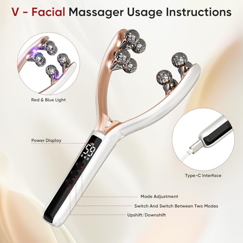5-in-1 Face Massager & Roller for Lymphatic Drainage