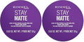Rimmel Stay Matte Loose Powder 001 Transparent 0.63oz (Pack of 2)
