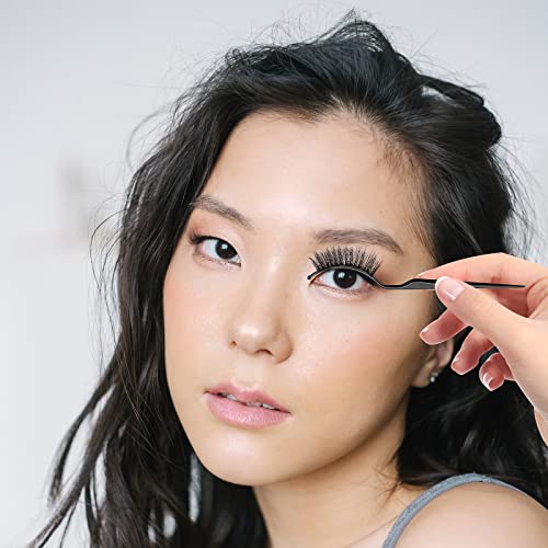 12 Pcs False Eyelash Display Sticks - Try-On Applicator Tool