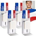 4Pcs Red White Blue Face Paint Sticks Patriotic