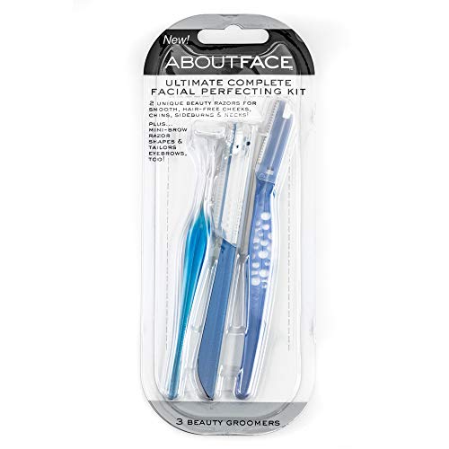 Facial Razors Kit for Women - Dermaplaning & Hair Removal, Portable