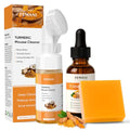 Turmeric Face Wash Set with Soap & Oil for Acne & Radiant Skin – Femani