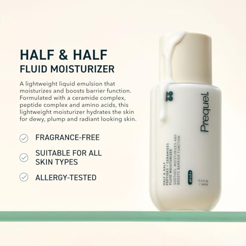 Prequel Skin Half and Half Fluid Moisturizer Lightweight Face Cream