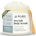Bare Botanics 24oz Sea Salt Body Scrub - Natural Exfoliator